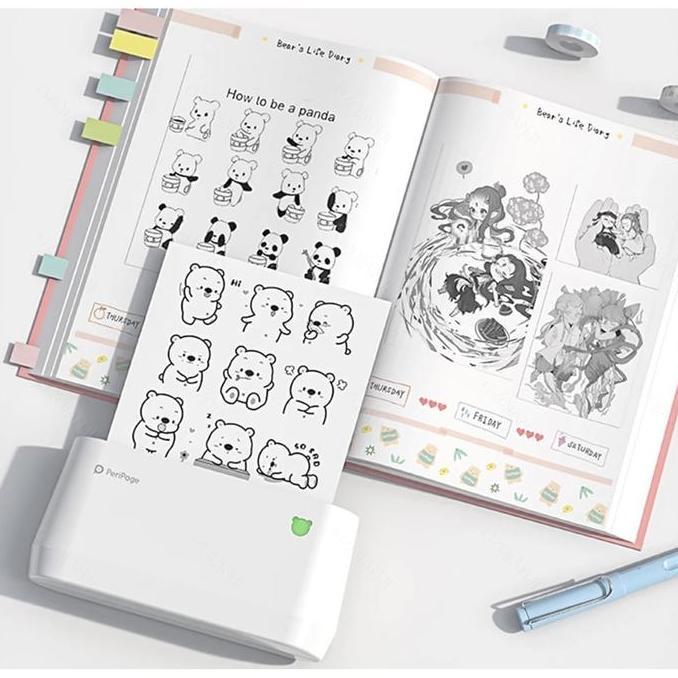 PERIPAGE A9S MAX 304 dpi Mini Printer Thermal uetooth