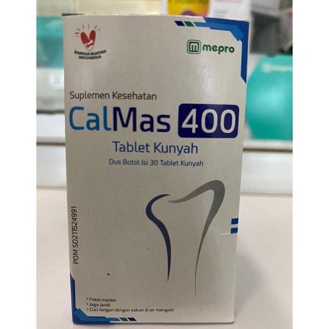 CALMAS 400 MG BOX ISI 30 suplemen kalsium dan peninggi badan