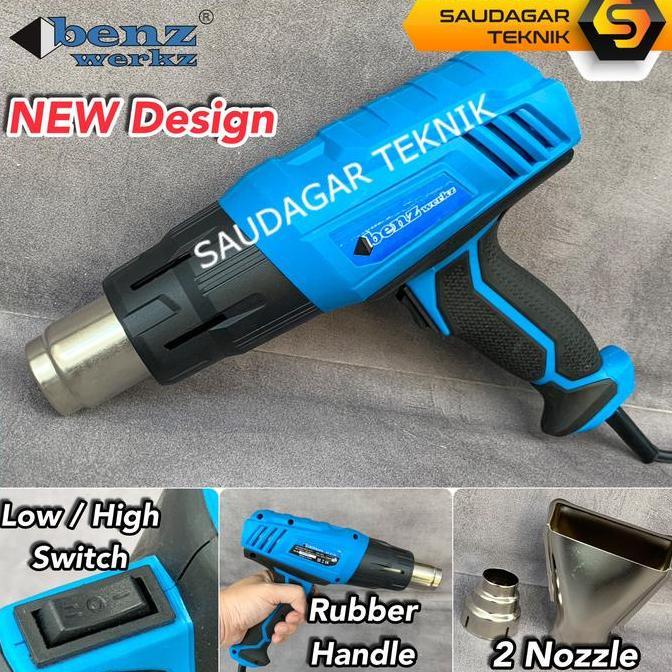 Ironday- Benz Mesin Hot Gun Heat Gun Mesin Pemanas Blower Benz Werkz
