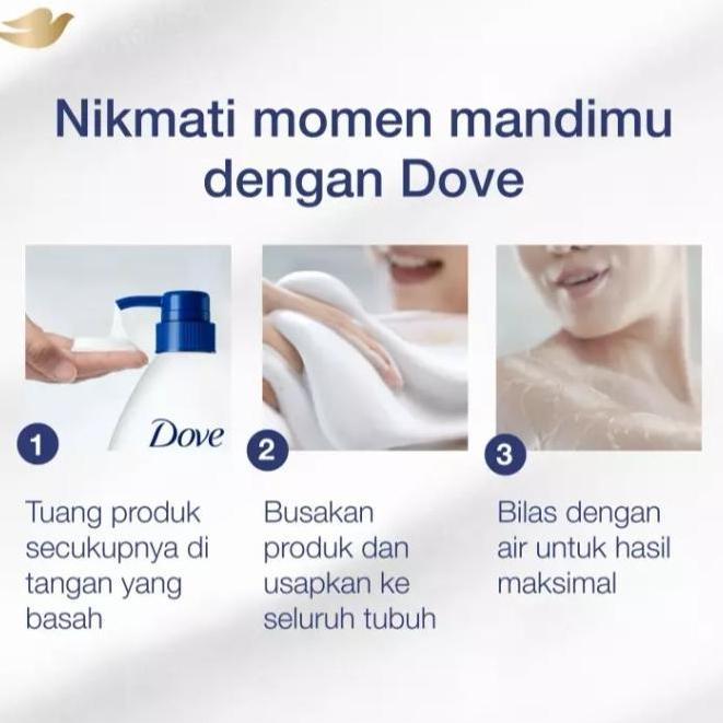 Yoiyouu- Dove Body Wash Deeply Nourishing 1Liter Sabun Mandi Dove