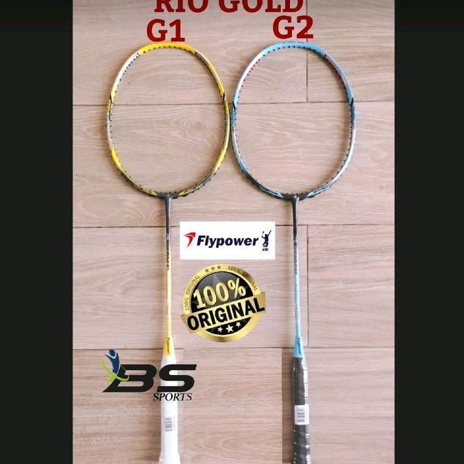 Promo RAKET BADMINTON FLYPOWER RIO GOLD G1 RIO GOLD G2 ORIGINAL Diskon