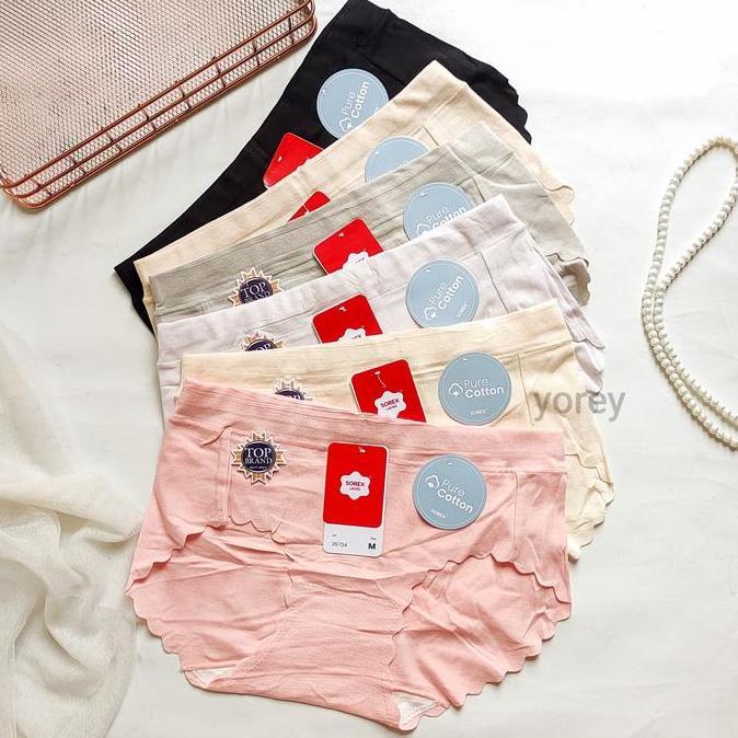 CD Seamless Sorex Celana Dalam Wanita Seamless Katun CD Wanita Sorex 35734 Dewasa