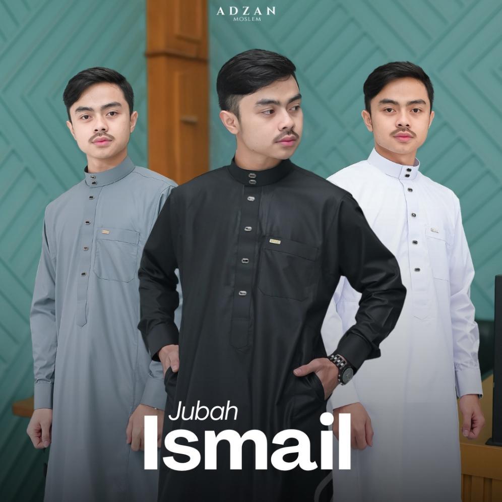 FREE ONGKIR ADZAN MOSLEM - JUBAH GAMIS THOBE SLIMFIT PRIA ISMAIL WARNA BIRU LANGIT