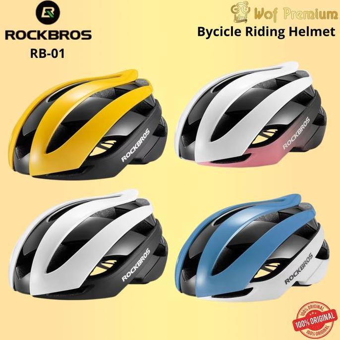 ROCKBROS RB-01 Lucien Buysse Helm Sepeda Bicycle Helmet 010 RB01 Bike