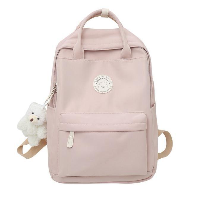 geosalman88 - ransel wanita gaya jepang ins gadis tas tangan nilon bernapas tahan air anti gores mua