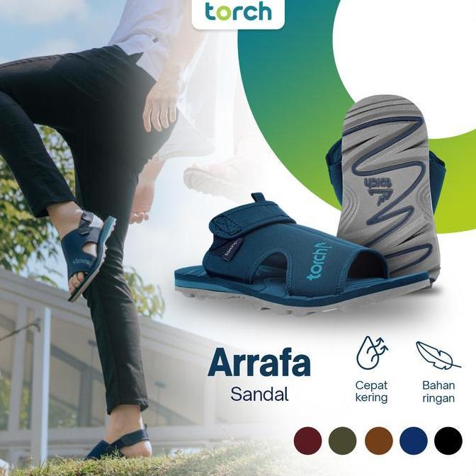 Kets- Torch Sepatu Sendal Pria Wanita Casual - Sandal Slip Travelling Arrafa