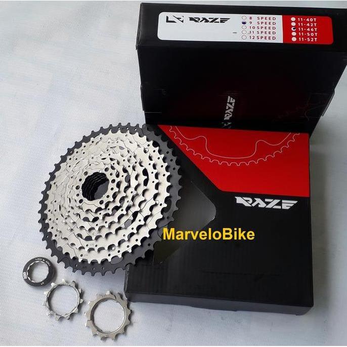 Sproket 9 Speed Raze 11-46T Cassette