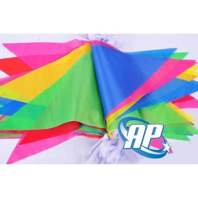 Festwid- Bendera Kain Segitiga/ Bendera Segitiga / Bendera Segitiga Warna-Warni