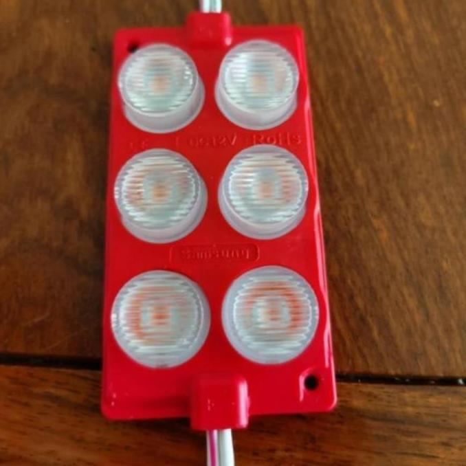 TERBARU - LED Modul 3030 WARNA 24V 6W Mata Besar 6LED 6 Watt SMD 7540 Jumbo