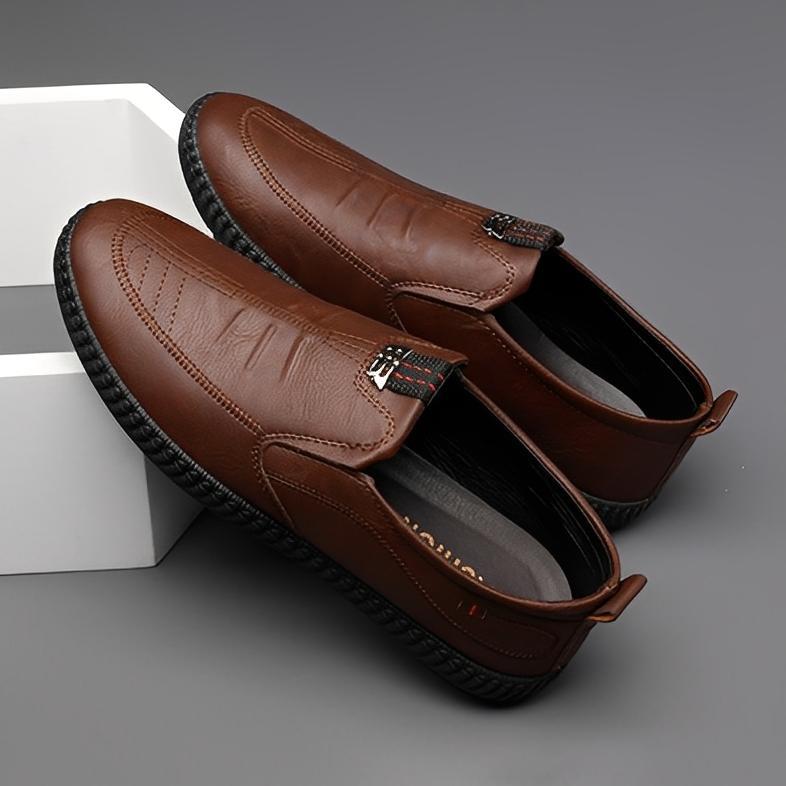 Kualitas Super Leedoo Sepatu Oxford Kulit Kerja Pria Formal Slip On Pria Loafer Sepatu Kuliah Kekini