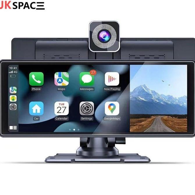 2satuseller - jk nirkabel ios carplay&android auto 10+kamera layar sentuh mobil navigasi pemutar vid