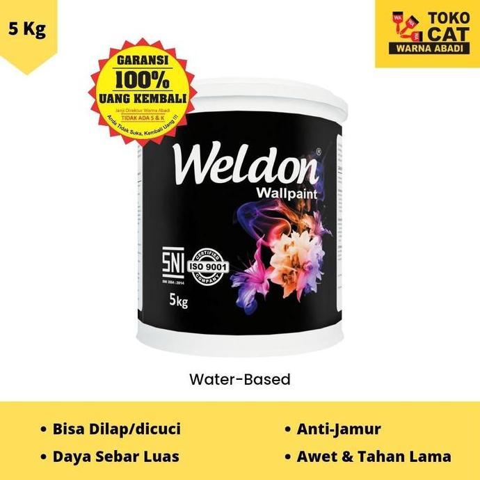 Cat- Cat Tembok Weldon Kemasan 5 Kg