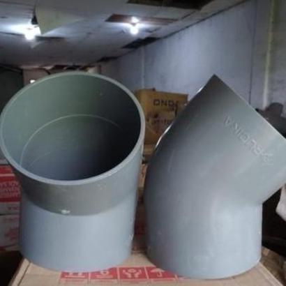 KNEE PVC D 12 / 45 derajat RUCIKA ELBOW KNIE KENI 12 inch 45 DV