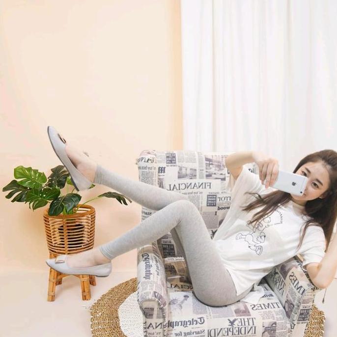 Terlaris Lejing Wanita Kaos Tebal - Celana Legging Panjang Wanita Legging Dewasa Leging Polos Bahan 