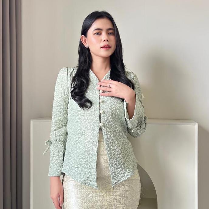 Premium Hoolaqueen - Chana Blouse - Atasan Blouse - Blouse Kondangan - Outfit Simple Kondangan