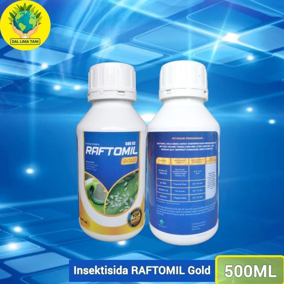 Bisa Cod Raftomil Gold 500Ml Insektisida Pembasmi Ulat, Lalat Buah ..