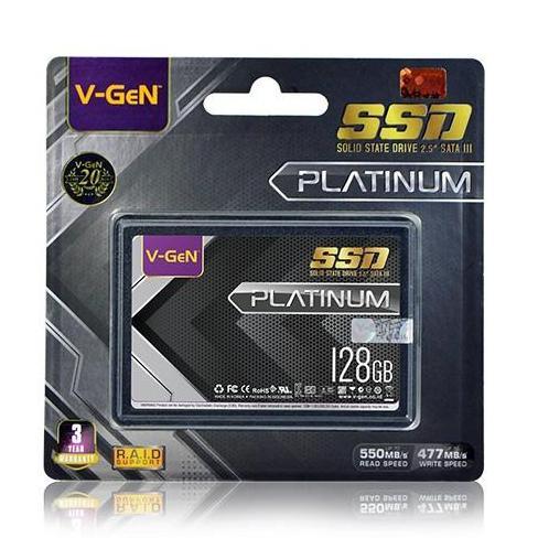 VGEN SSD 128GB PLATINUM SATA3 / SSD V GEN 120GB RESCUE SATA/ V-GeN SSD