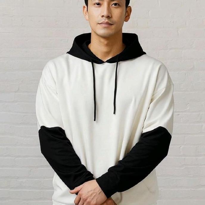 Boywings- Kaos Hoodie Pria Kaos Hoodie Double Layer Lengan Panjang Pria Sweater Kaos Distro Sweatshi