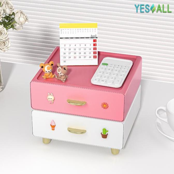 Instancodbisa- Yesall Rak Susun Serbaguna - Rak Kosmetik / Kotak Penyimpanan / Rak Skincare / Rak Se