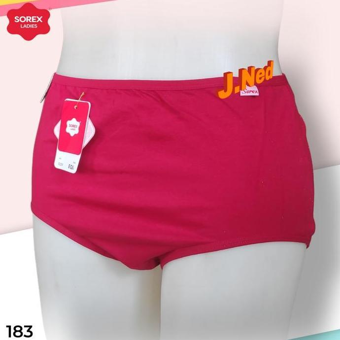 J183 Sorex Celana Dalam Wanita Dewasa, Celana Dalam Perempuan Sorex Size L El QL EQL