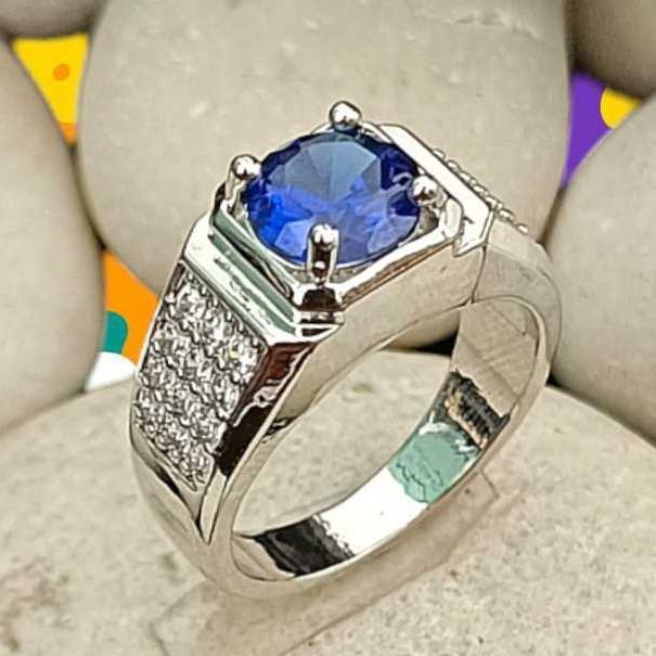 Original Cincin Pria Terbaru Model Batu Permata Akik