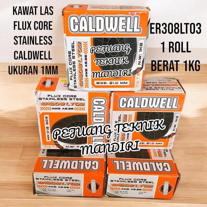 KIKYO KAWAT LAS FLUX CORE STAINLESS 1MM CALDWELL / KAWAT LAS FLUXCORE STAINLESS 1 MM CALDWELL