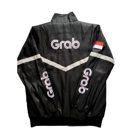 Boywings- Jaket Bomber Hitam Driver Online Grab Nyala