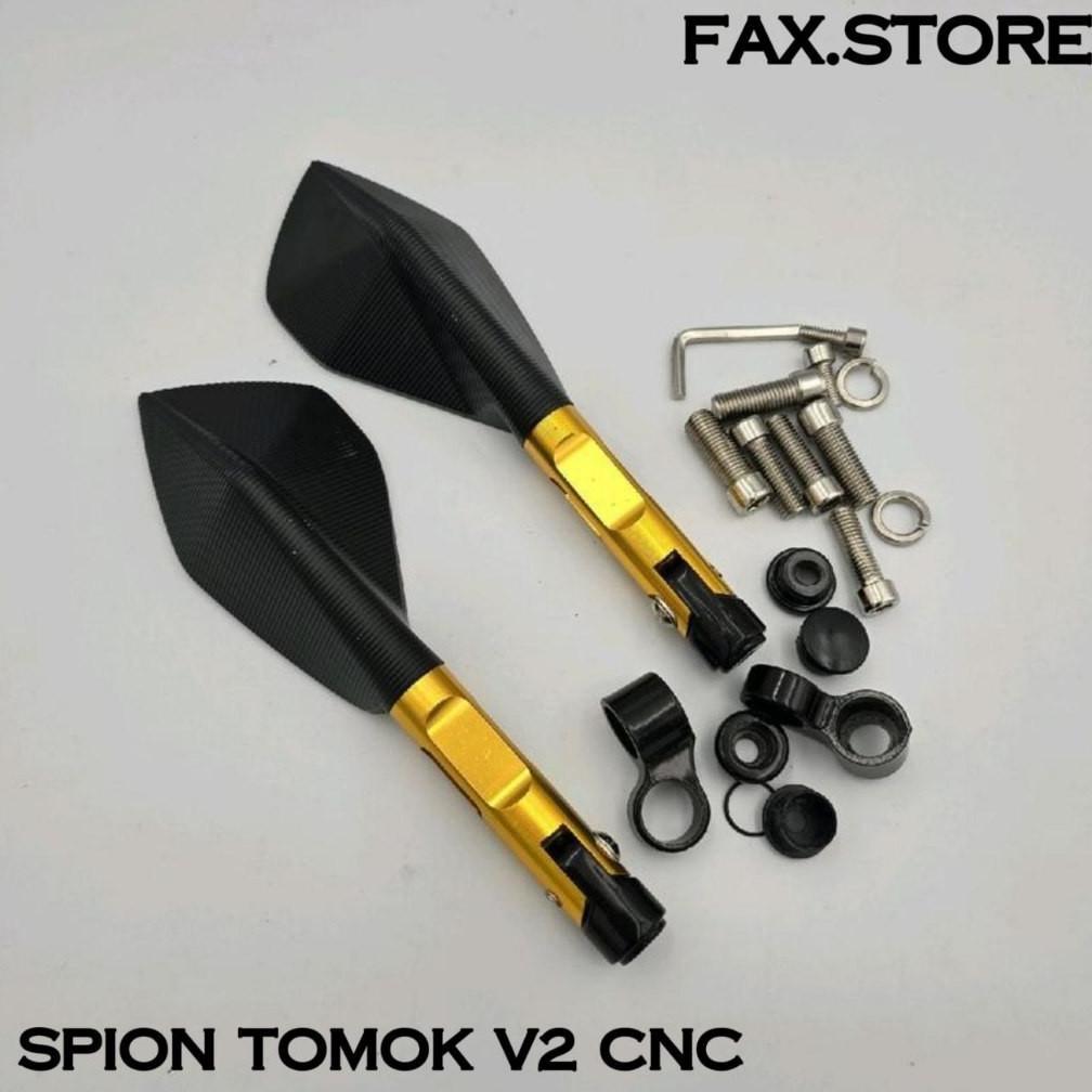 Tahan Lama  Spion Tomok V2 Kaca Spion Variasi Spion Tomok Full Cnc Spion Nmax Vario Beat Pcx Ninja C