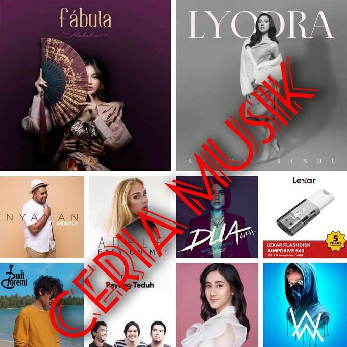 DF312 - Flashdisk Lagu Indonesia Barat Hits Support Untuk Mobil Speaker DLL