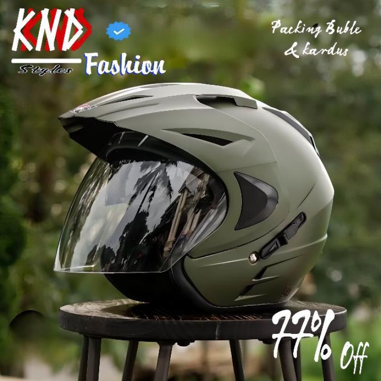 Berkualitas Helm Ink Ykt Double Visor Original Sni  - Helm Premium Dewasa Pria Wanita , Motocycle