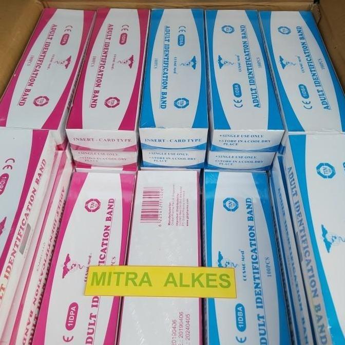 Id Band Dewasa Cosmo Med. Gelang Pasien Dewasa Cosmomed. Adult Identification Band Cm.