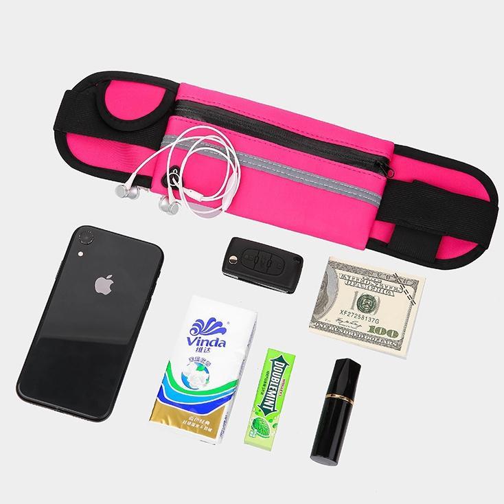 Fast Delivery Tas Pinggang Lari Running Belt Olahraga Pria Wanita Anti Air Holder Botol Minum