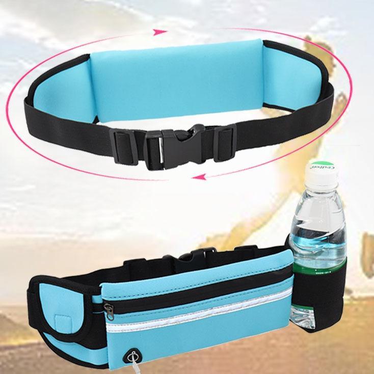 garansi tas pinggang lari running belt olahraga pria wanita anti air holder botol minum