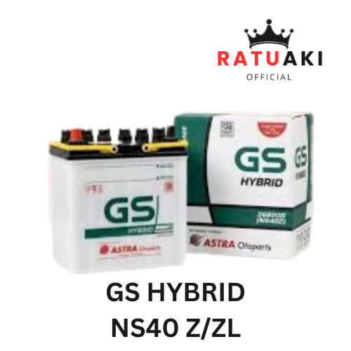 Aki GS Astra Hybrid NS40Z/ZL 12V 35Ah – Aki Mobil  PRODUK ORIGINAL 100%