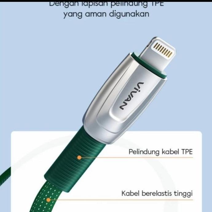 kabel data vivan iphone fast charging lightning VXL100
