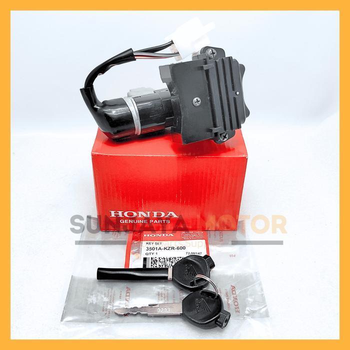 Keyset Original Honda Kzr Kunci Kontak Vario Techno 125 Fi Kunci Motor 1 Set Key Set Asli Konci Kont