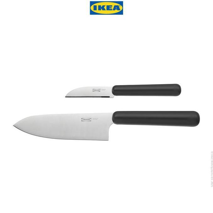 Instancodbisa- Ikea Fordubbla Pisau Tajam Set 2 Bilah Abu-Abu