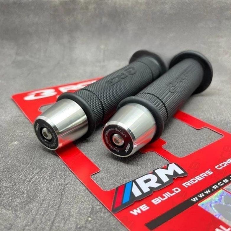 RCB ORIGINAL HANDGRIP HG55 + JALU STANG STAINLESS ARM BULAT TWOTONE UNIVERSAL BEAT VARIO PRIMAVERA N