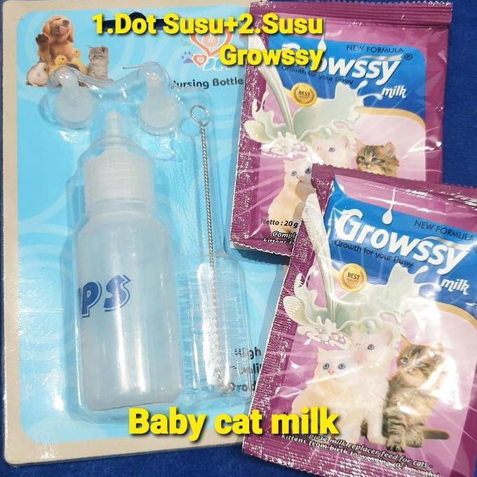 Gohead- Paket Baby Cat Dot Dan Susu-Dot Kucing Dan Susu Growssy