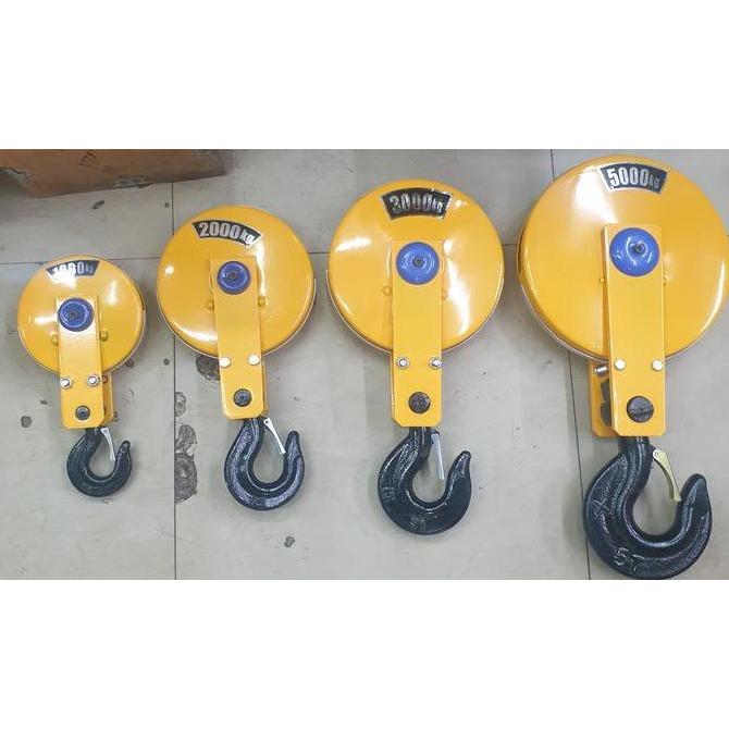 TERBARU Bottom Hook 2 Ton Hoist / Hook Wire Rope Hoist 2000kg