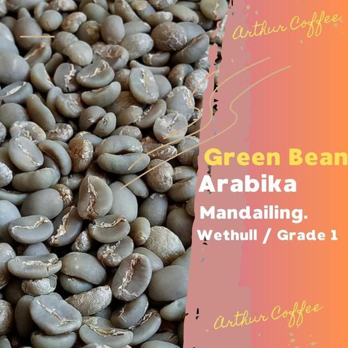 Green bean / Biji kopi arabika MANDAILING - semi wash TERMURAH