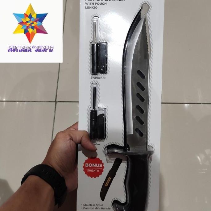 %%%%] Krisbow hunting knife 10 inch/pisau berburu/survival knife