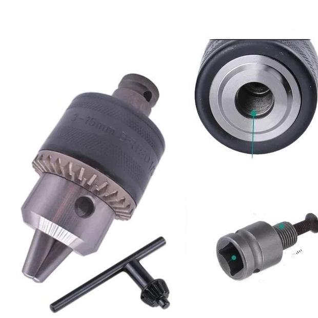 Supertool- Adaptor Mesin Impact Jadi Mesin Bor | Chuck Impact To Drill | Alat Pengubah Impact Menjad