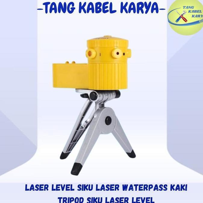 Zxyg- Laser Leveler Siku Laser Waterpass Kaki Tripod Siku Laser Level Multifungsi Horizontal Vertika