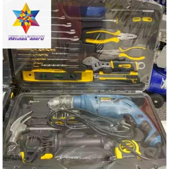 <<<<<] KRISBOW IMPACT DRILL MESIN BOR SET 37 PCS