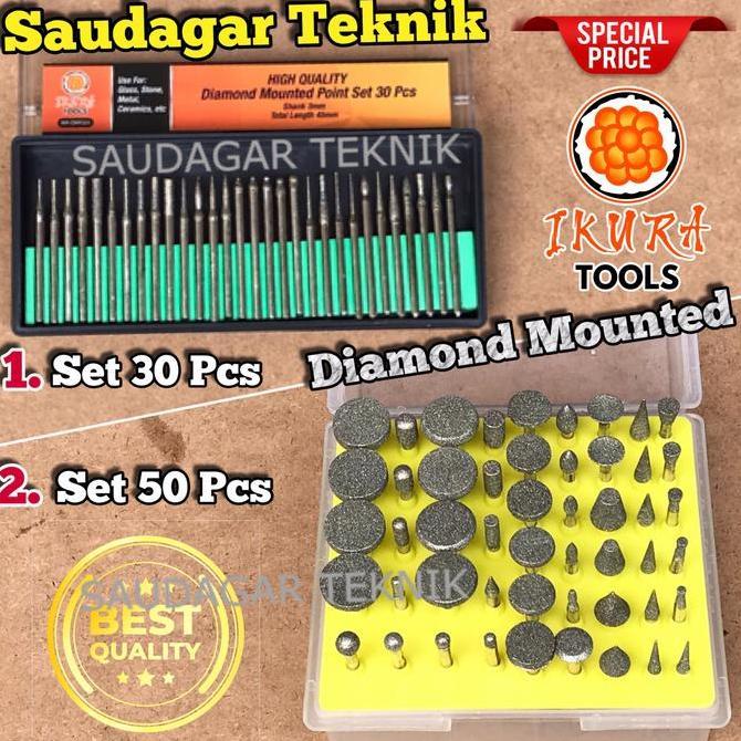 Supertool- Mata Bor Tuner Ukir Mata Bor Diamond Mini Grinder Bor Intan