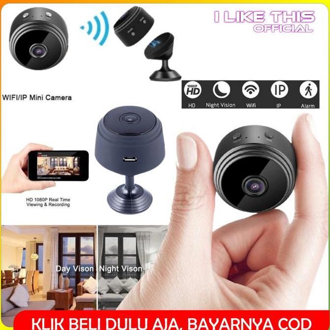 Instancodbisa- Ip Cctv Camera Pengintai Mini Wireless Wifi Portable Magnetic Hd 1080P