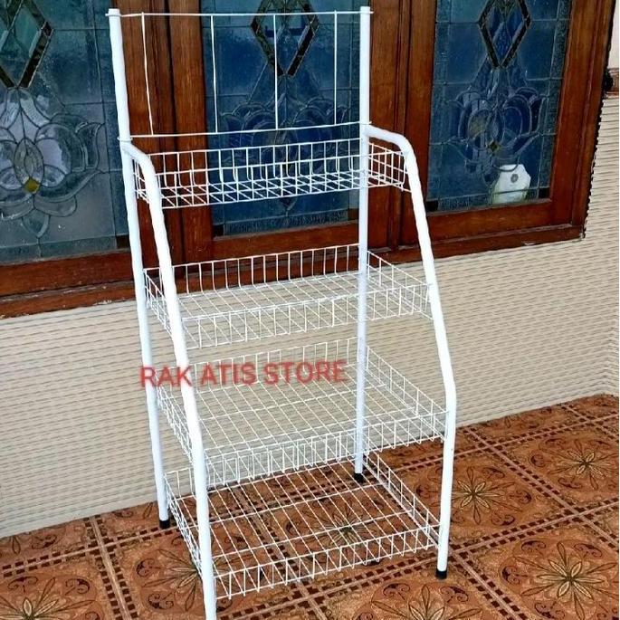 RAK ROTI+RAK SNACK SUSUN 4+ RAK SERBAGUNA 4 SUSUN