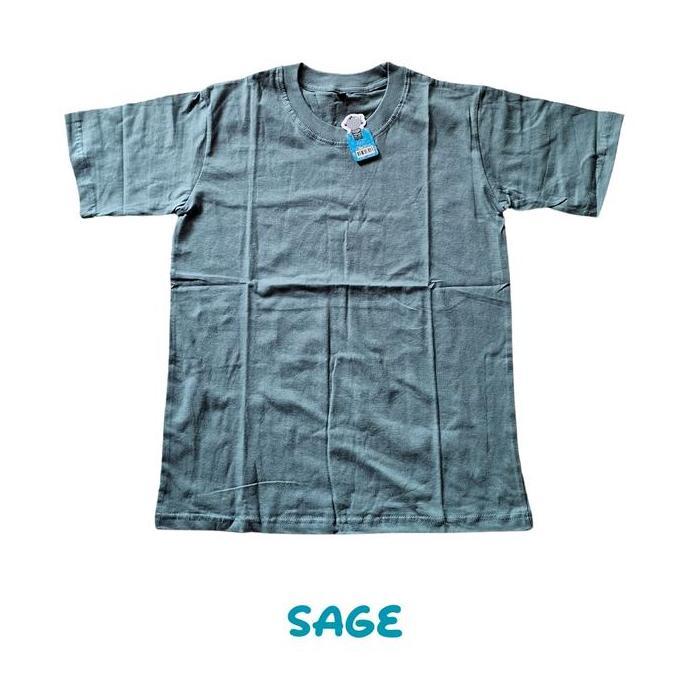 Boykid- Kaos Polos Anak Tanggung Remaja Untuk Usia 9 Sampai 16 Tahun Katun Combad 30S  Kaos Oblong A