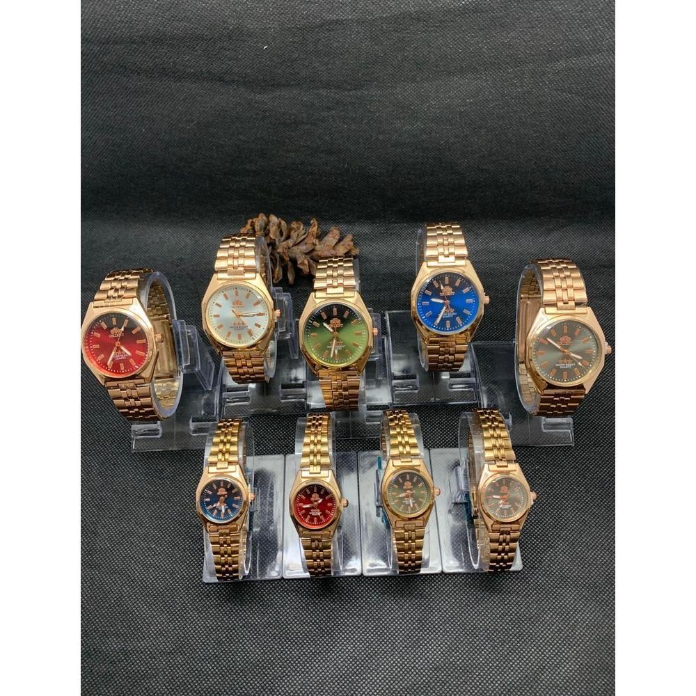 ORIGINAL WBS JAM TANGAN COUPLE ORIENT RANTAI PREMIUM PRIA WANITA GROSIR MURAH ARLOJI OR001 2026